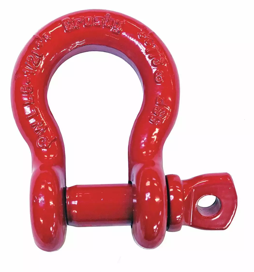 Crosby Anchor Shackle.24.000 lb.Carbon Steel 1018589