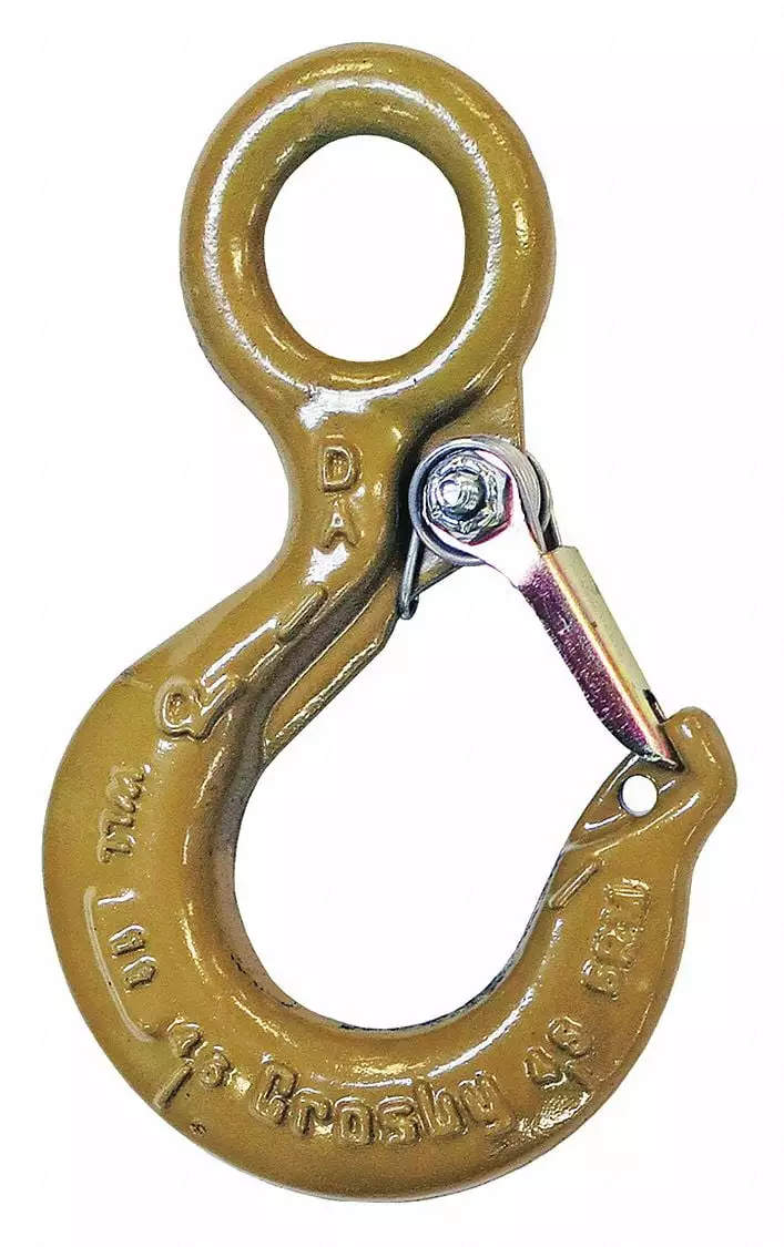 Crosby Eye Hook.Alloy Steel.14.000 lb..Gold 1022435