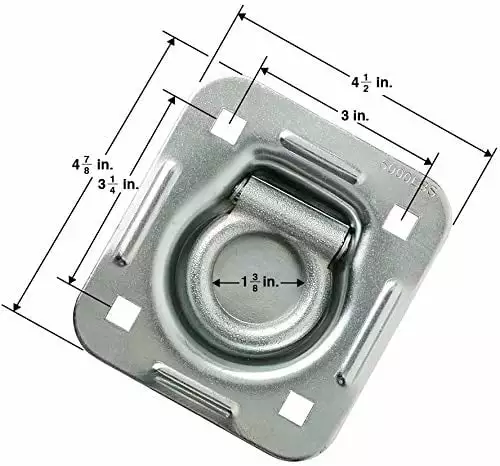 Sealey Td0845J Ratchet Tie Down 25Mm X 4.5Mtr Polyester Webbing 800Kg Load Test