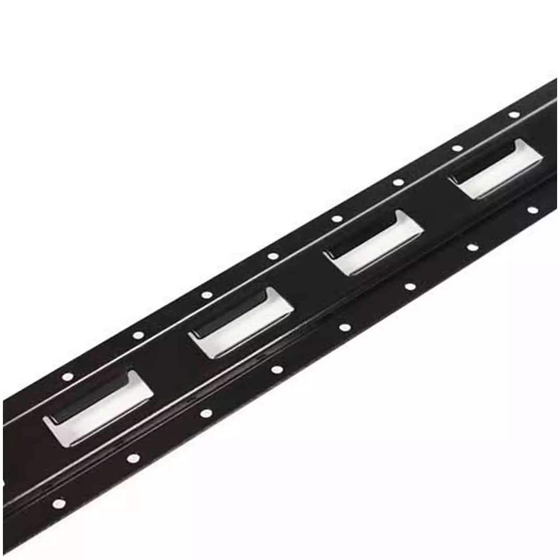 DC Cargo Mall Four 8-ft E-Track Rails. Vertical Powder Coated TieDowns | Long Heavy Duty Steel Etrack Rails for Trucks. Trailers