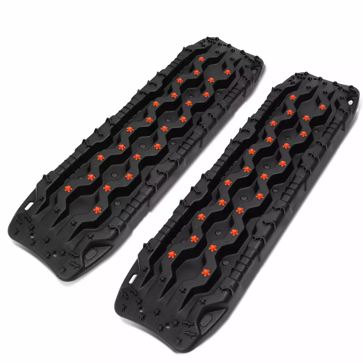 DNA Motoring PT-ZTL-9054 Pair Off-Road Sand Snow Mud Vehicle Recovery Track Anti-Skid Rescue Board Traction Tire Ladder