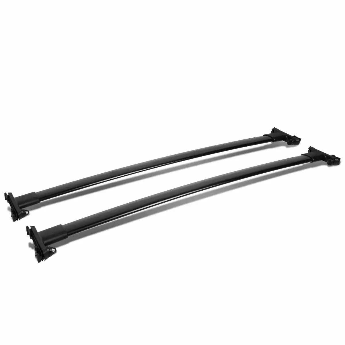 DNA Motoring RR-FEX11 For 2011 to 2015 Ford Explorer Pair Aluminum OE Style Roof Rack Top Crossbars (Black Coated)