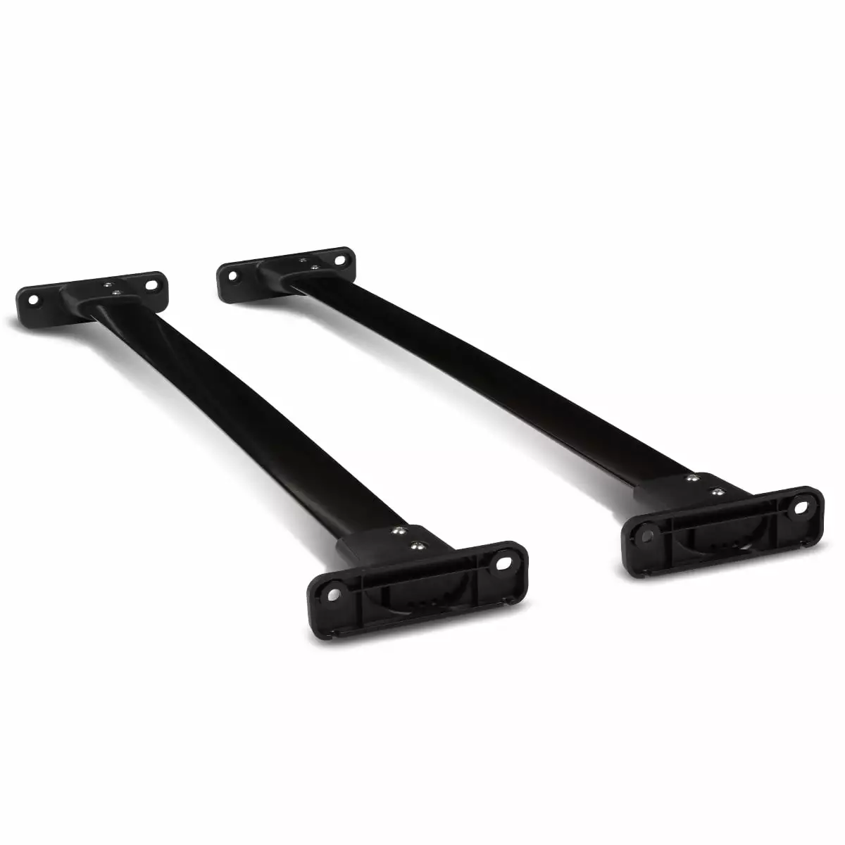 DNA Motoring RRBO-RAV413 For 2013 to 2016 Toyota RAV4 XA40 Pair Black Aluminum OE Style Roof Rack Top Cross Bars w/ Lock & Key 14 15