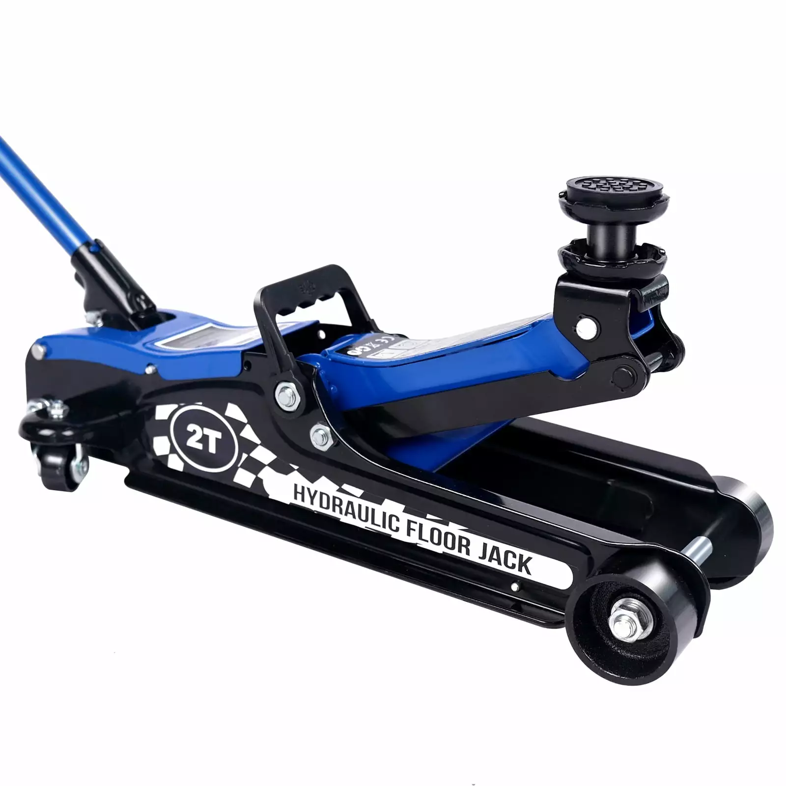 Donext Floor Jack. 2Ton/4400lbs Low Profile. Hydraulic Lifting range 3.35-14.17. Blue