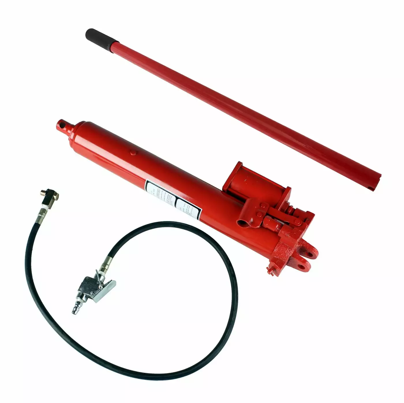 Dragway Tools 8 Ton Hydraulic and Air Long Ram for Engine Hoist Cherry Picker