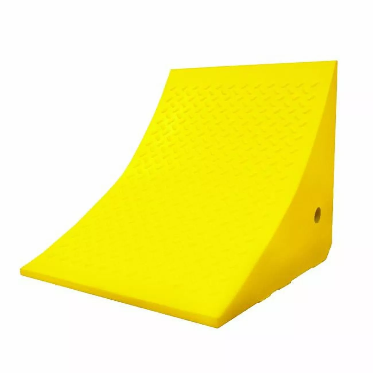 Driver Industries WCUY700 70 Ton Large Equipment Wheel Chock for 65 in. Tires. Yellow