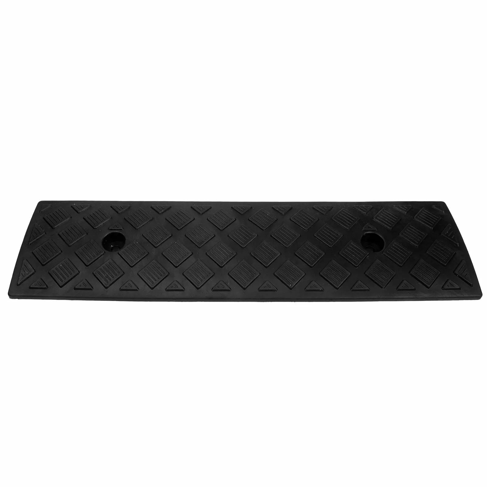 Random Color Auto Car Threshold Ramp Plastic Portable Curb Ramp Anti Slip Lightweight Threshold Ramp for Car Trailer Truck Bike Motorcycle