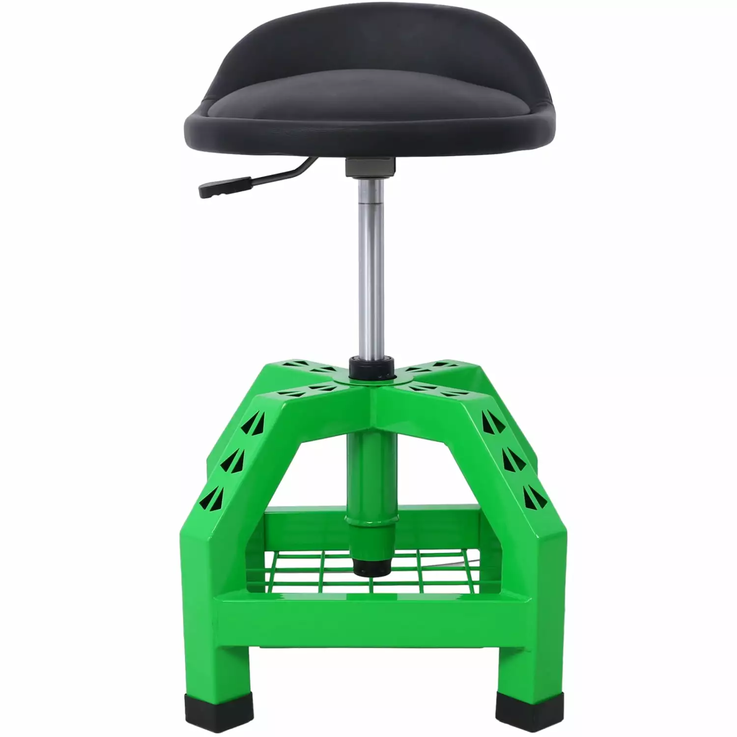 Durable Heavy Duty Green Pneumatic 360 Degree Swivel Mechanics Rolling Creeper Seat with Casters for Shop Use