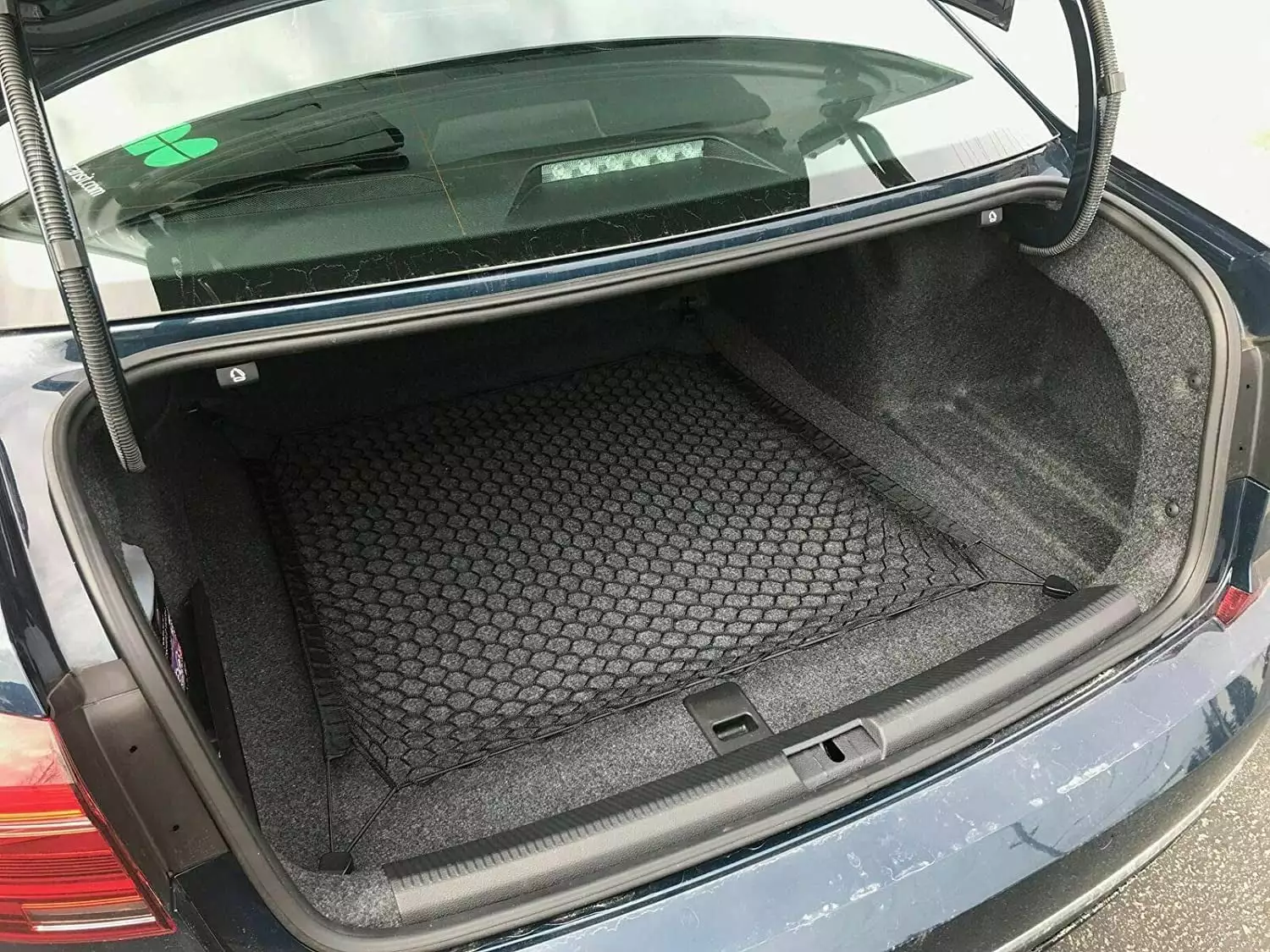 EACCESSORIES EA Rear Trunk Organizer Cargo Net for Volkswagen Passat/CC/Passat CC 2006-2022 ?C Floor Style Cargo Net for Sedan ?C Premium Mesh Elastic Car Trunk Organizer ?C Compatible with Passat