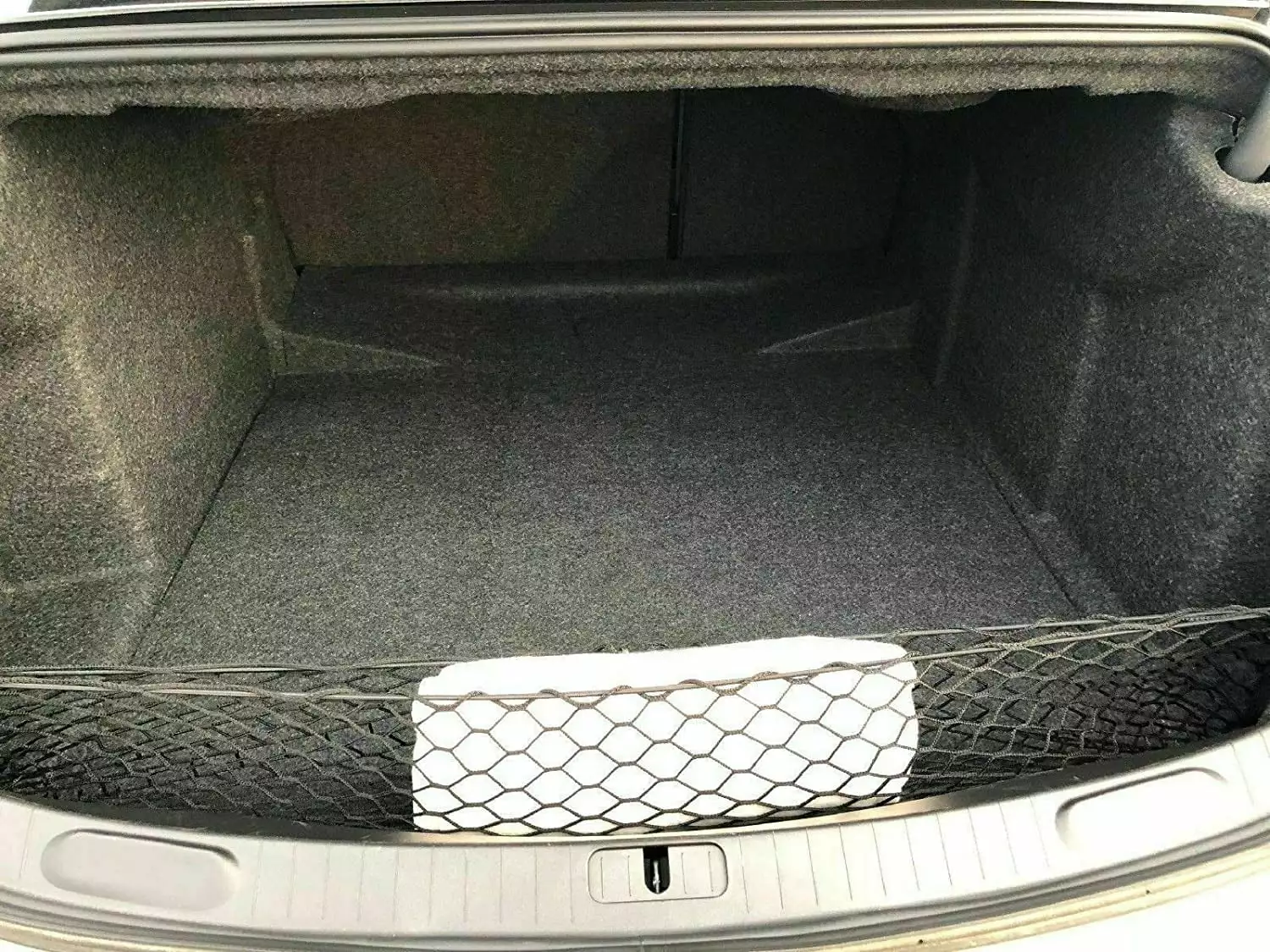 EACCESSORIES EA Trunk Organizer Cargo Net for Chevrolet Impala 2000-2020 ?C Envelope Style Cargo Net for Sedan ?C Premium Mesh Car Trunk Organizer Vehicle Carrier Storage ?C Compatible Chevrolet Impala