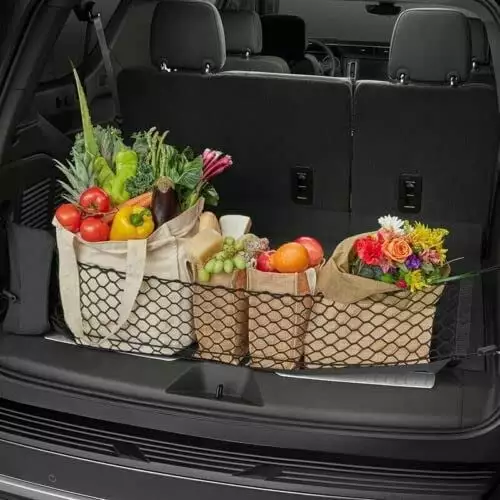 EACCESSORIES EA Trunk Organizer Cargo Net for Honda Pilot 2003-2015 ?C Envelope & Floor Style Cargo Nets for SUV ?C Premium Mesh Car Trunk Organizer Vehicle Carrier Storage ?C Compatible with Honda Pilot