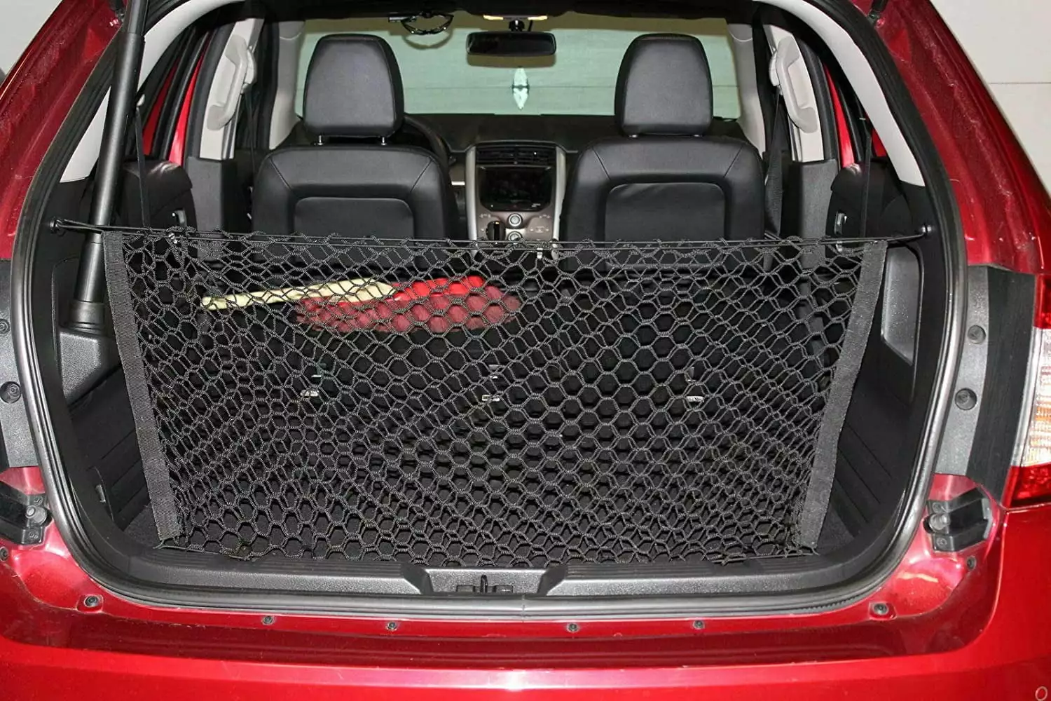 EACCESSORIES EA Trunk Organizer Cargo Net for Ford Edge 2009-2015 Lincoln MKX 2009-2016 ?C Envelope Style Cargo Net ?C Premium Mesh Elastic Car Trunk Organizer Vehicle Carrier Storage