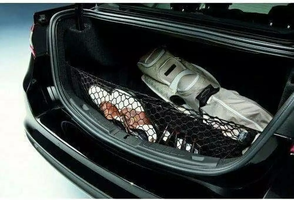 EACCESSORIES EA Trunk Organizer Cargo Net for Ford Fusion 2013-2020 ?C Envelope Style Cargo Net for Sedan ?C Premium Mesh Car Trunk Organizer Vehicle Carrier Storage ?C Compatible Ford Fusion 2013-2020