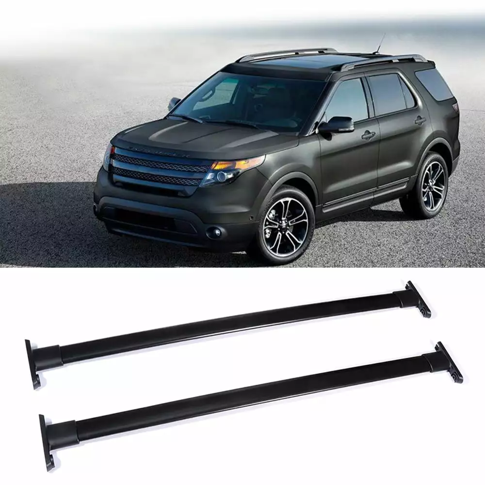 ECCPP Cross Bars Roof Rack fit for Ford Explorer 2011-2015 Cargo Racks Rooftop Luggage Canoe Kayak Carrier Rack - 2 Pieces