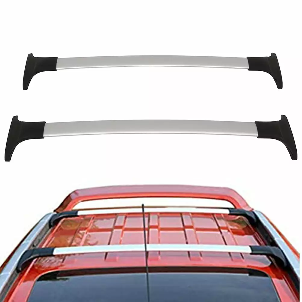 ECCPP Roof Rack Cross Bars Fit for 2013-2015 2017-2019 for Ford EcoSport Crossbars Baggage Cargo Luggage Rack Rail Ladder Bike.kayak.canoe-Fits Side Rails Models ONLY 165LBS