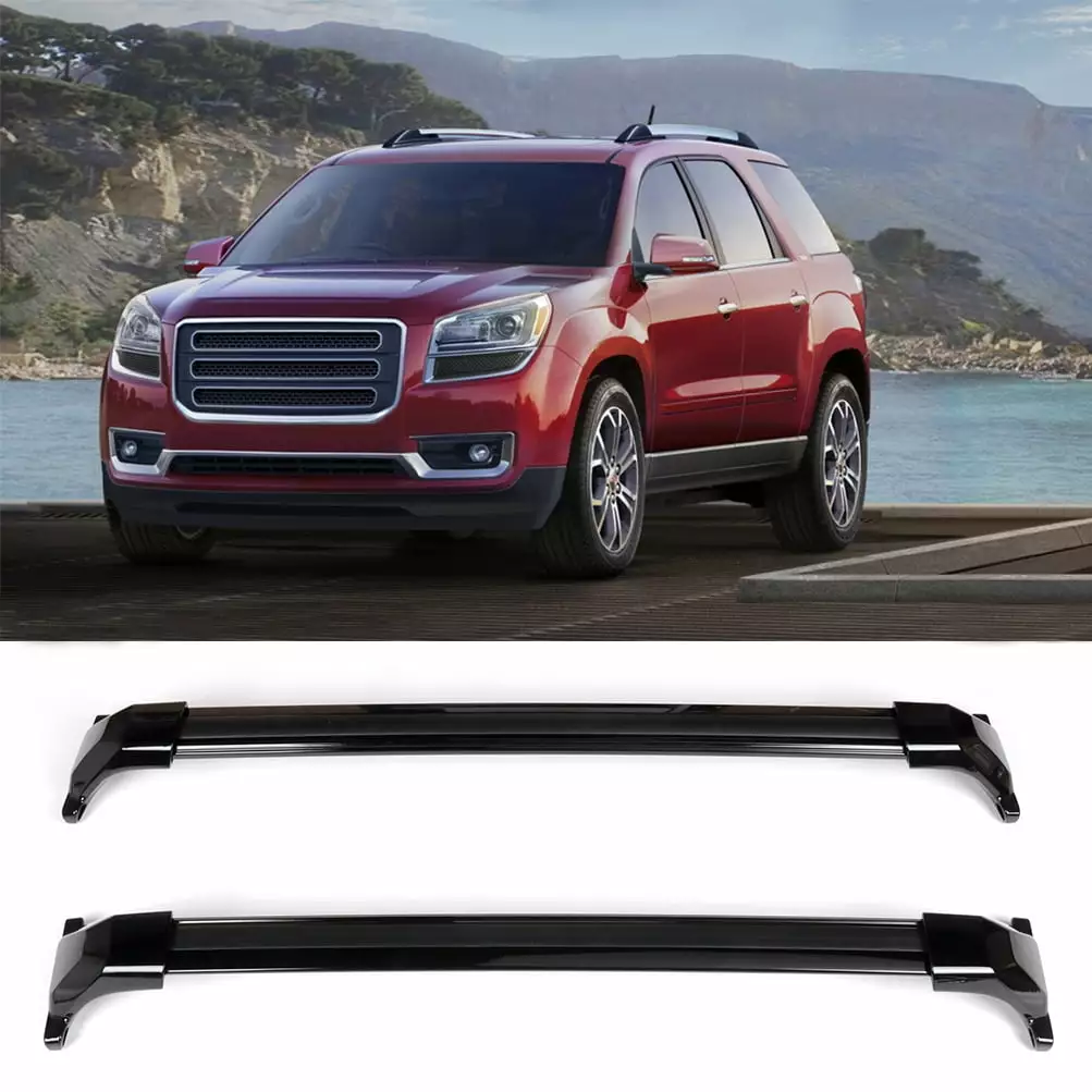 ECCPP Roof Rack Crossbars Compatible for GMC Acadia 2017-2019 Cargo Racks Rooftop Luggage Canoe Kayak Carrier Rack - Max Load 150LBS Kayak Rack Accessories