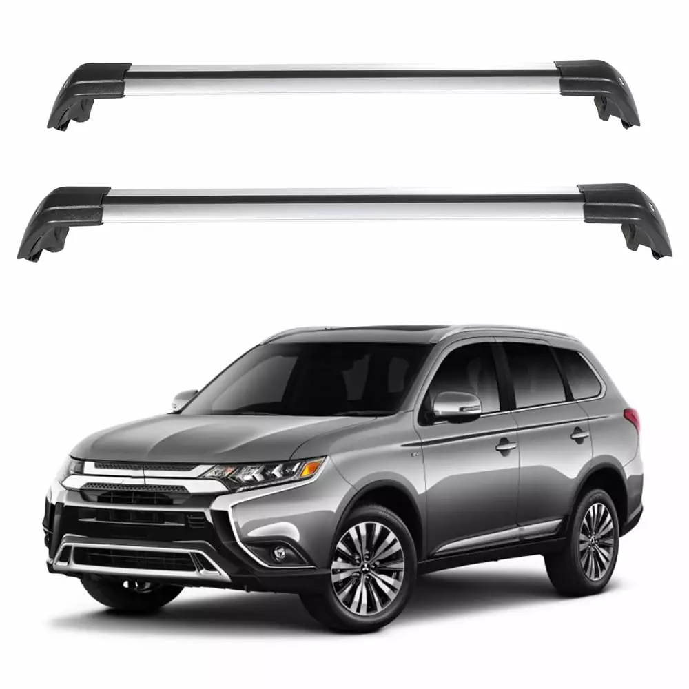 ECCPP Roof Rack Crossbars Compatible for Mitsubishi Outlander 2013-2019 Cargo Racks Rooftop Luggage Canoe Kayak Carrier Rack - Max Load 150LBS Kayak Rack Accessories