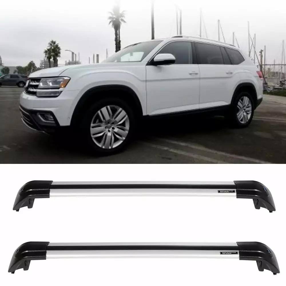 ECCPP Roof Rack Crossbars Compatible for Volkswagen Atlas 2018-2019 Cargo Racks Rooftop Luggage Canoe Kayak Carrier Rack - Max Load 165LBS Kayak Rack Accessories