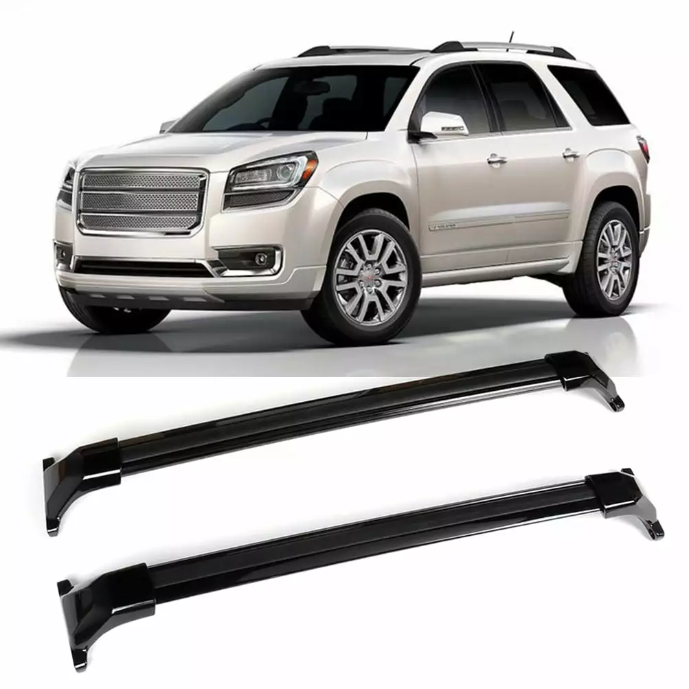 ECCPP Roof Rack Crossbars fit for GMC Acadia 2017-2019 Rooftop Luggage Canoe Kayak Carrier Rack - Fits Side Rails Models ONLY