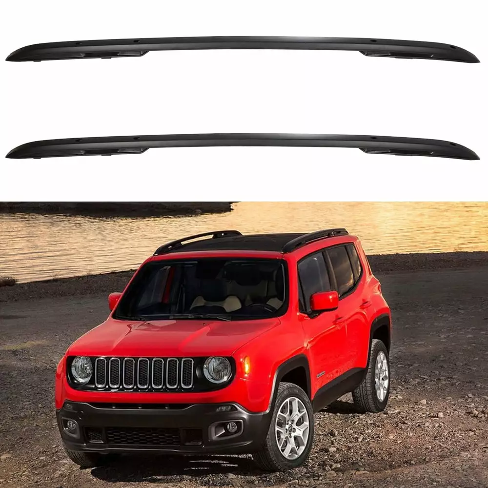 ECCPP Roof Rack Side Rails fit for Jeep Renegade 2015-2019 Rooftop Luggage Canoe Kayak Carrier Rack - Max Load up to 165LBS