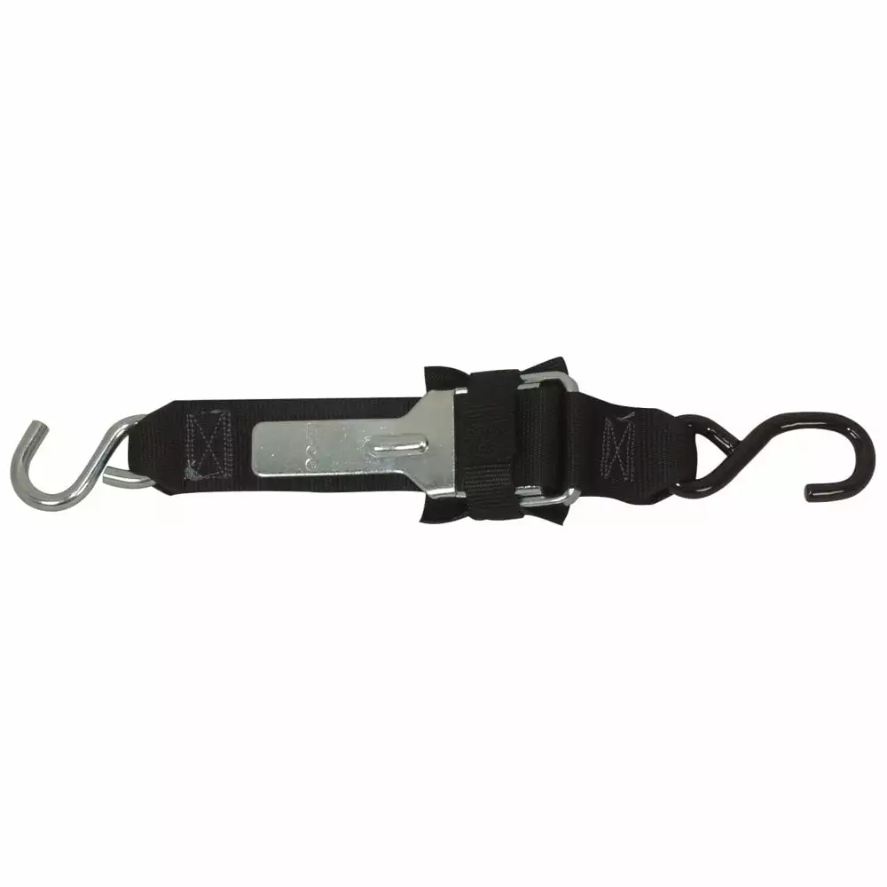 2Pcs TieDown Ratchet Strap with SHook for Cargo Binding Polyester Fabrics Binding Strap(3m/9.8ft )