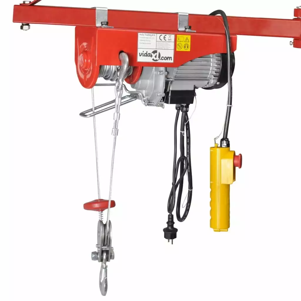 Electric wire rope hoist 1300 W 400/800 kg