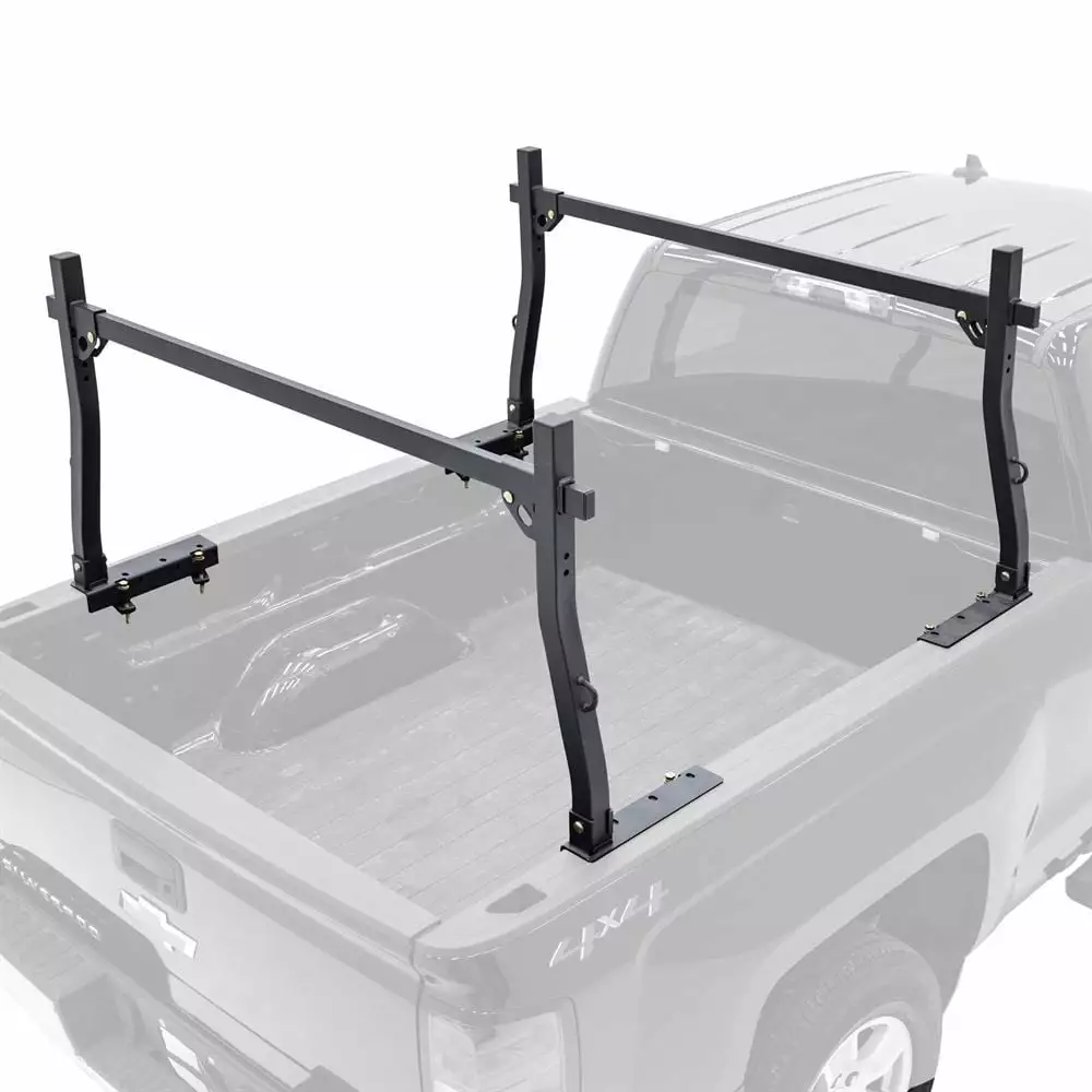 Elevate Outdoor STR-RACK-V2 Universal Steel Heavy-Duty Truck Rack - 1.000-lb Cap