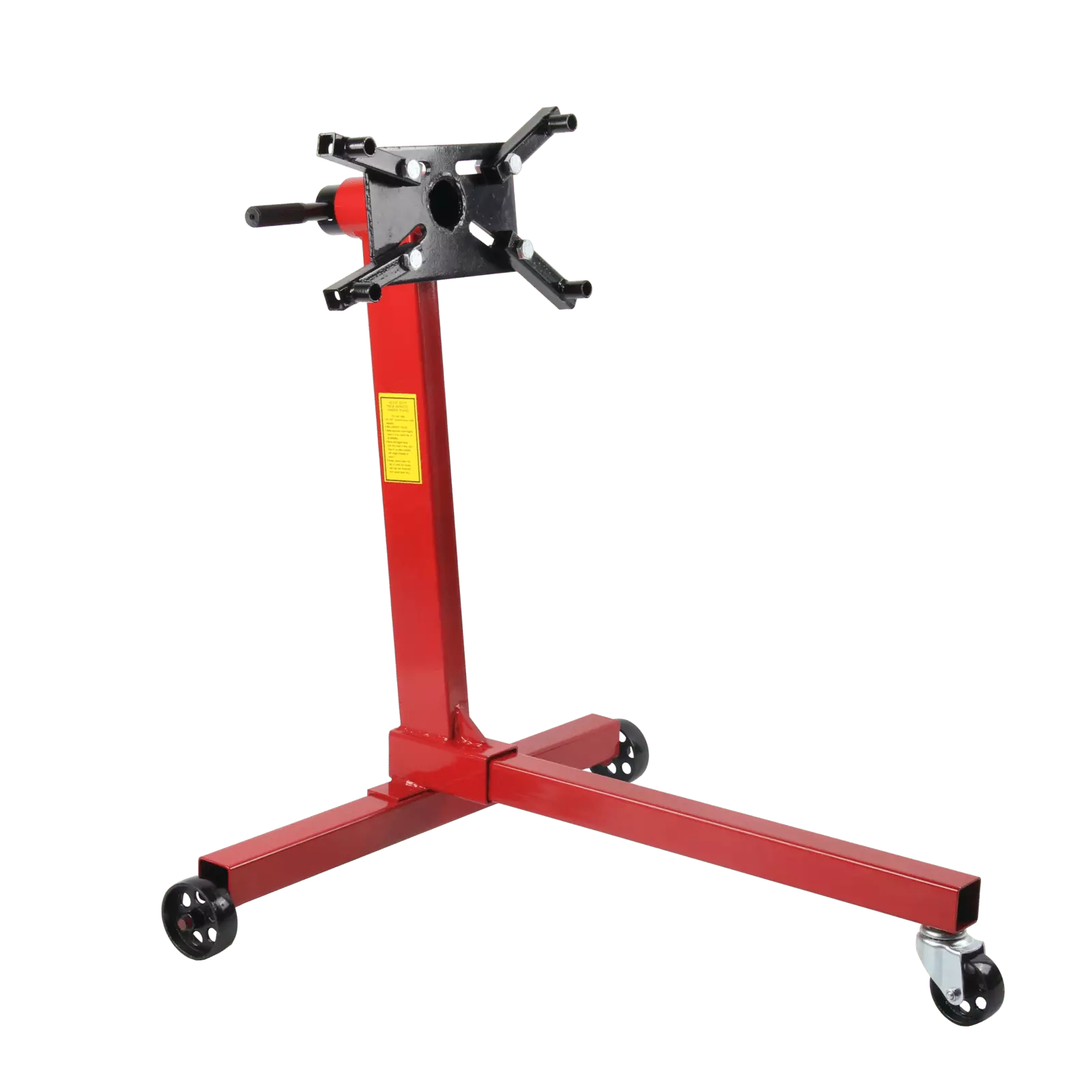 Engine Stand 750 lbs Motor Hoist w/ 360 Degree Adjustable Mounting Head Red