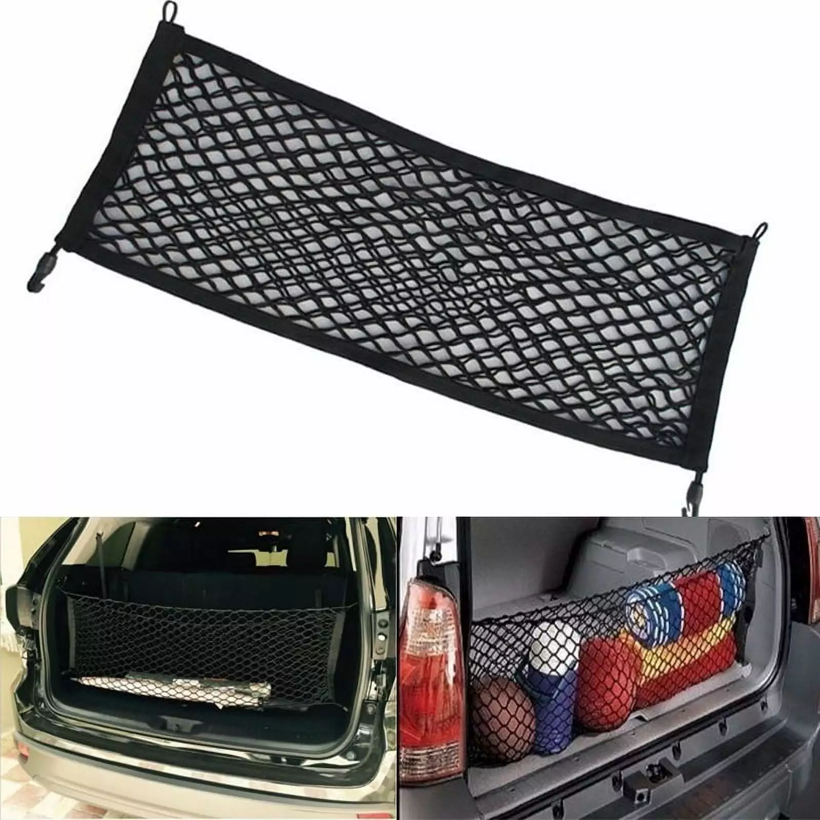 Extra Large Elastic Storage Net For Cargo Van Motorhome Mobile Home Caravan Boat