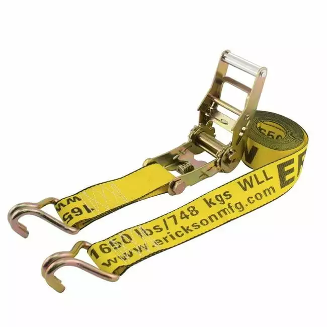 25mmx6m Ratchet Tie Down Strap Lashing Strap 3307lb Capacity Securing Straps for Trailer Truck Car