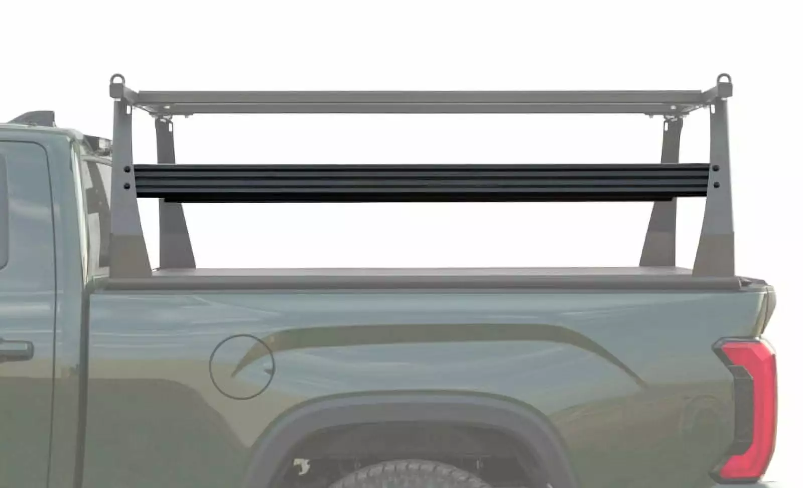 Dee-Zee Ladder Rack | Steel | Half Rack | 250LB Limit | Full Size Trucks | Gloss Black