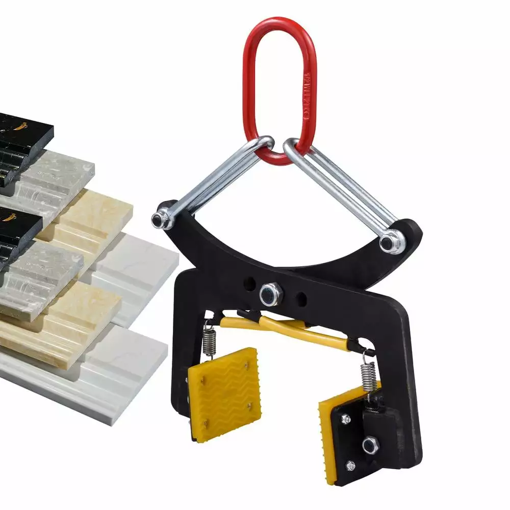 ToHu Granite Slab Lifting Clamp 10inch Stone Carrying Clamps Heavy Duty Lifting Clamps Adjustable Granite Curb Clamp Granite Panel Carriers Lifting Tools for Transporting Stone benchmark