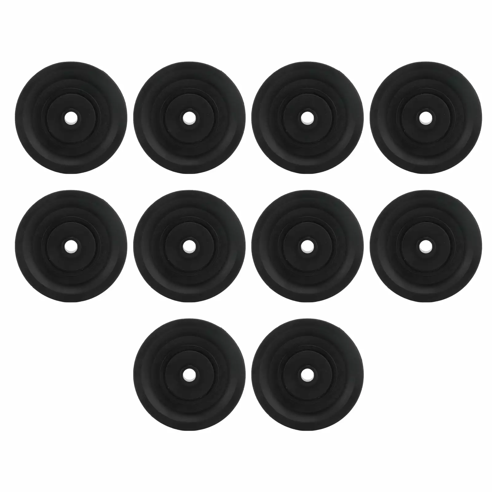 Flash Sale 90mm Universal Bearing Pulley Noiseless Stable DIY Nylon Cable Pulley Wheel for Gym Equipment Garage Door Crane 10pcs