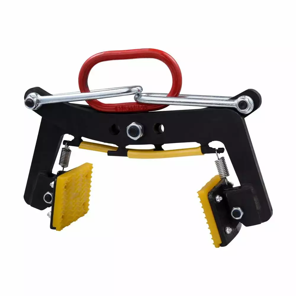 Flylapdo Granite Slab Lifting Clamp 10inch Stone Carrying Clamps Adjustable Granite Curb Clamp Granite Panel Carriers Lifting Tools Vertical Stone Rock Lifter Clamp for Transport efficient