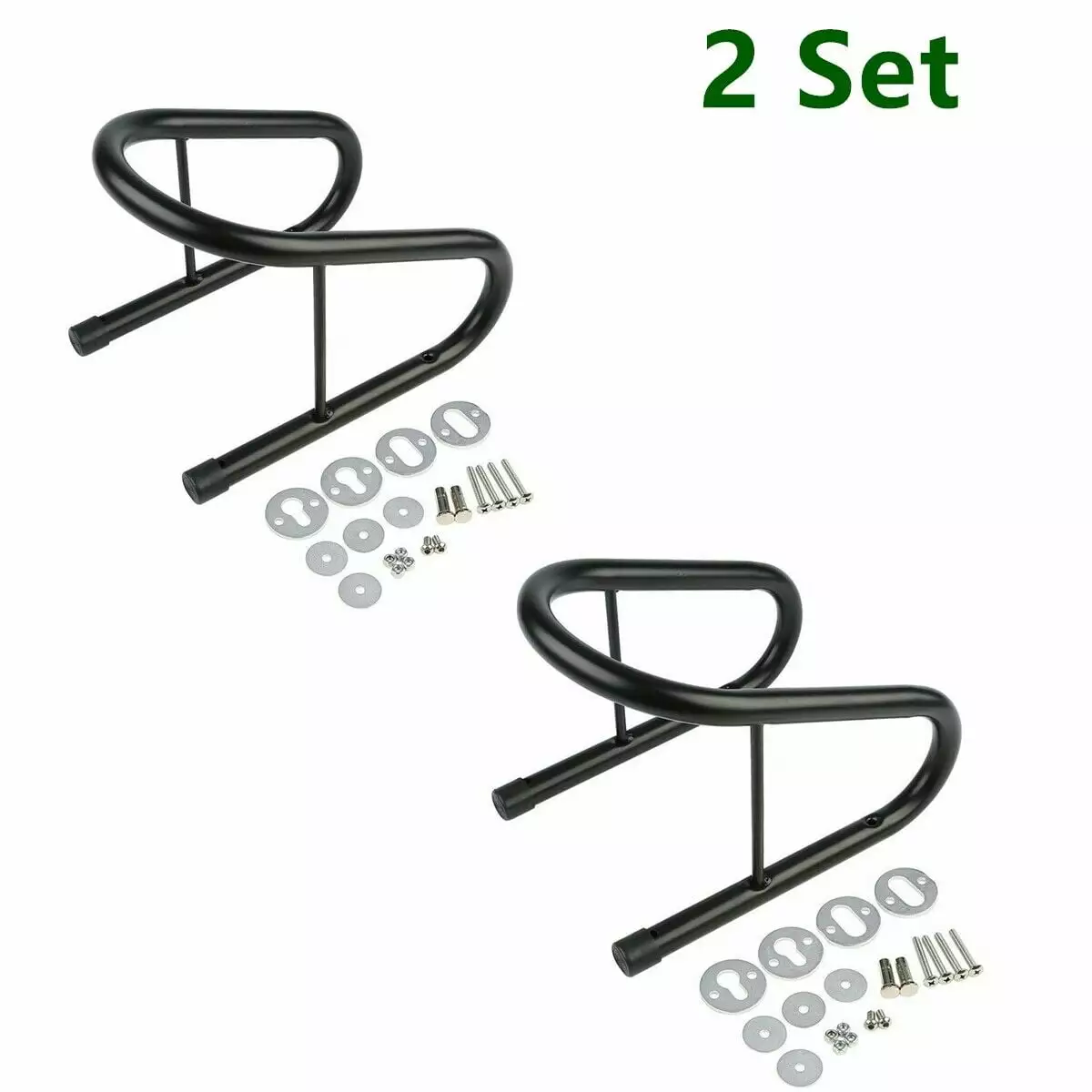 Geelife 2PCS 6.5 Wide Tire Wheel Removable Wheel Chock Quick Release Mount Hardware Kit