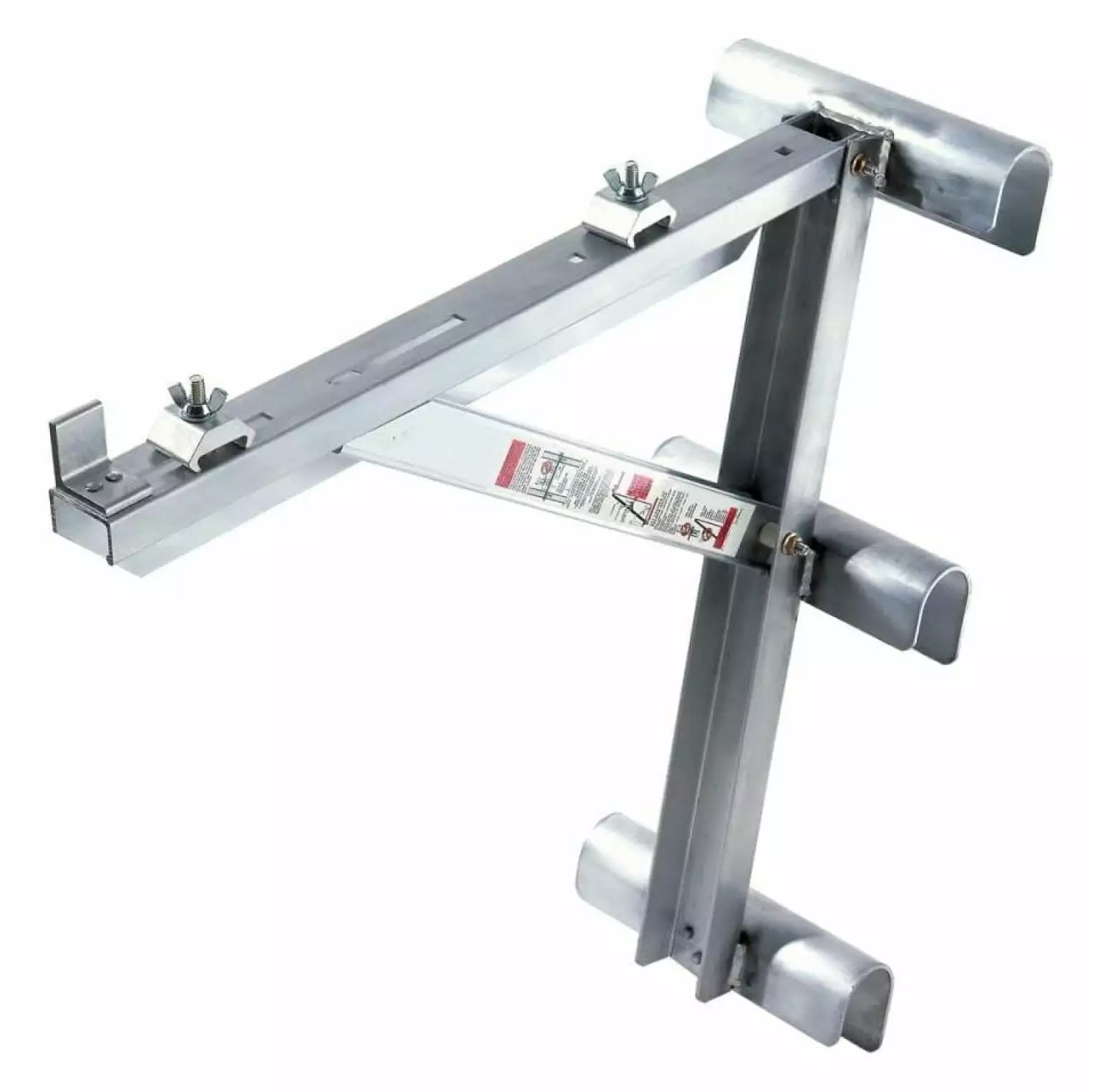 Gexandy AC10-20-03 - 3 Rung Aluminum Long Body Ladder Jacks. Pair . Silver