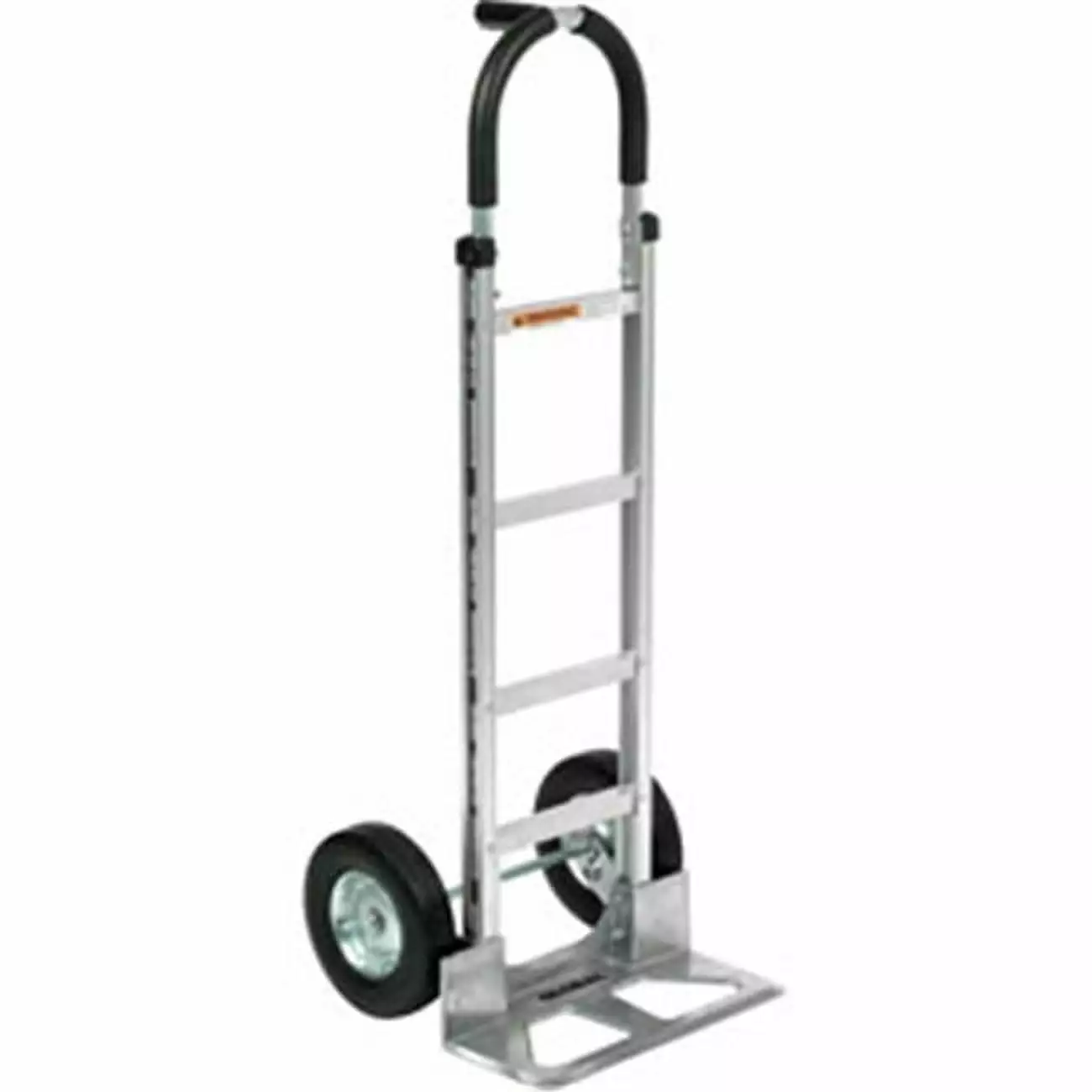 Global Industrial 168264 Aluminum Hand Truck with Pin Handle - Semi-Pneumatic Wheels