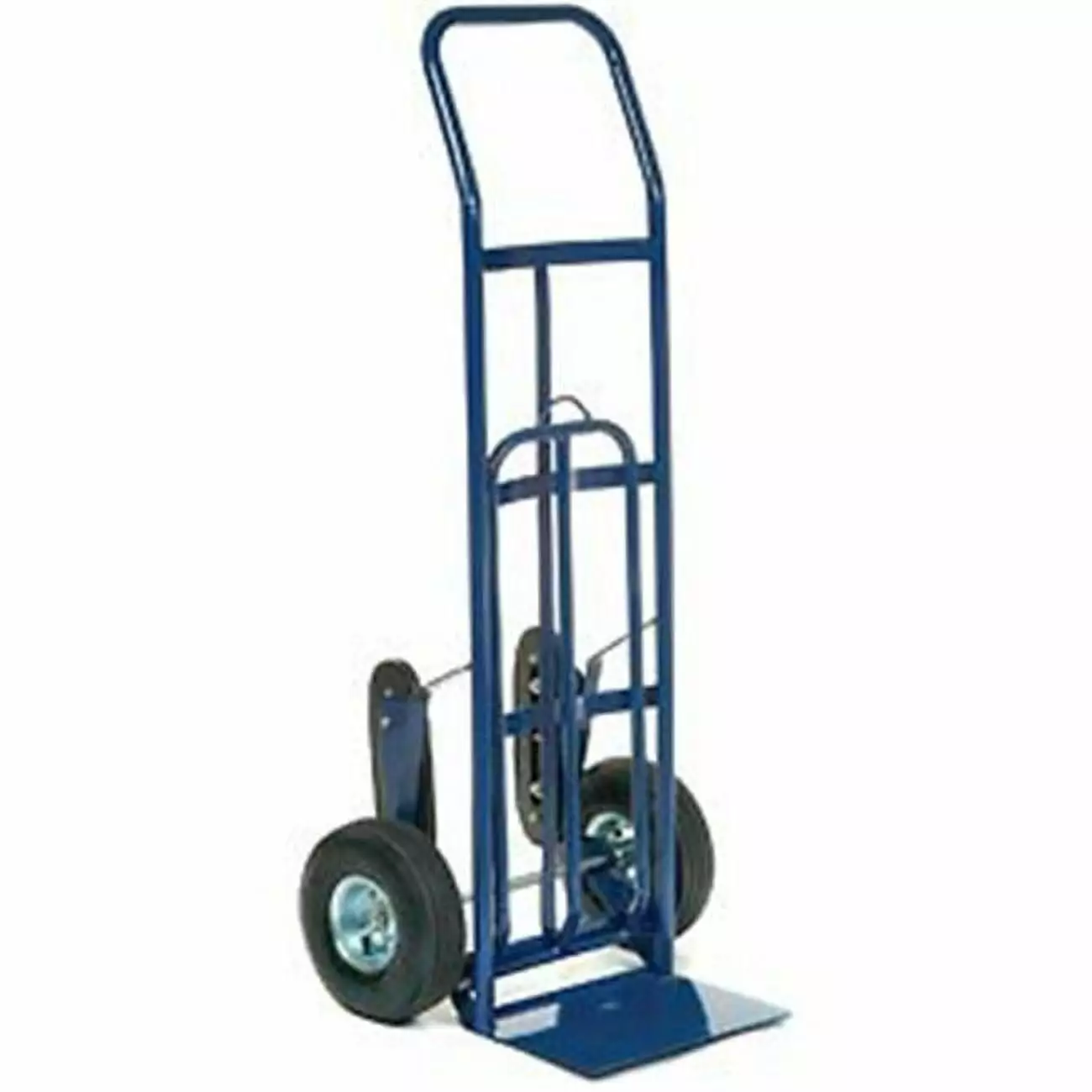 Global Industrial 241439 Strength Steel Hand Truck with Curved Handle & Stair Climbers. 600 lbs