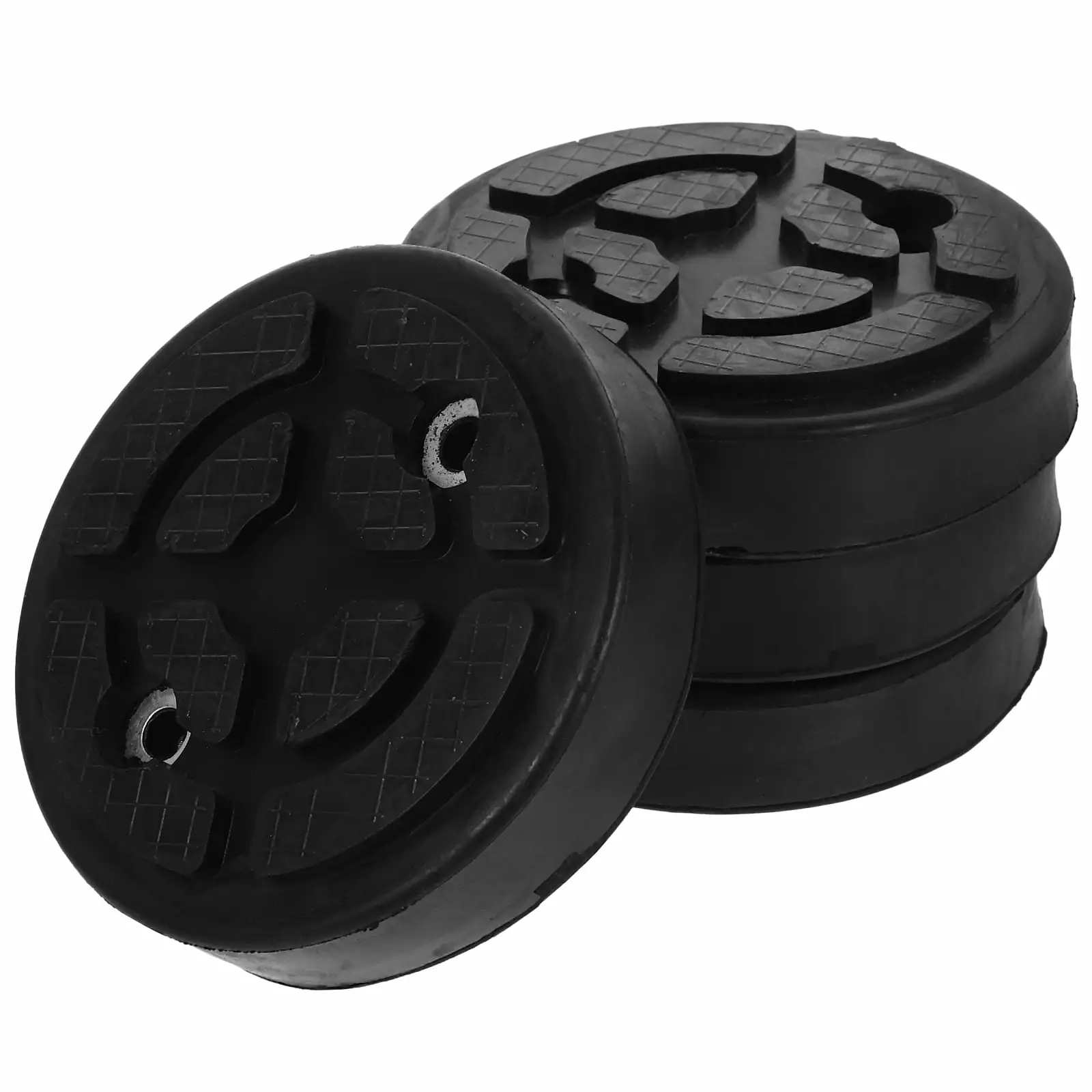 Gongc Rail Floor Car Jack Pad Rubber Protector Disc for Welding Lifting