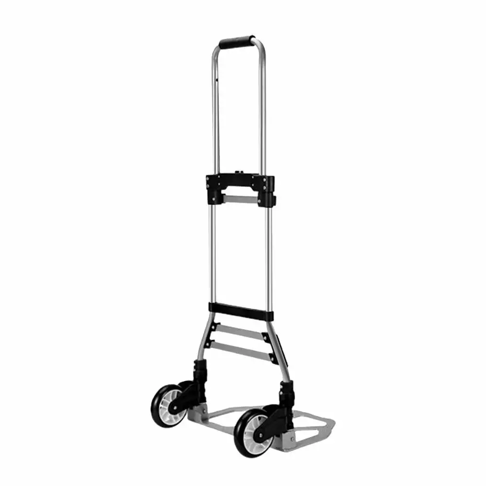 Goxfaca Folding Hand Truck Heavy Duty Utility Trolley With Wheels For Moving Luggage 2-Wheel Hand Trucks Folding For Luggage Shopping Moving Warehouse Distribution Travel Workplace popular