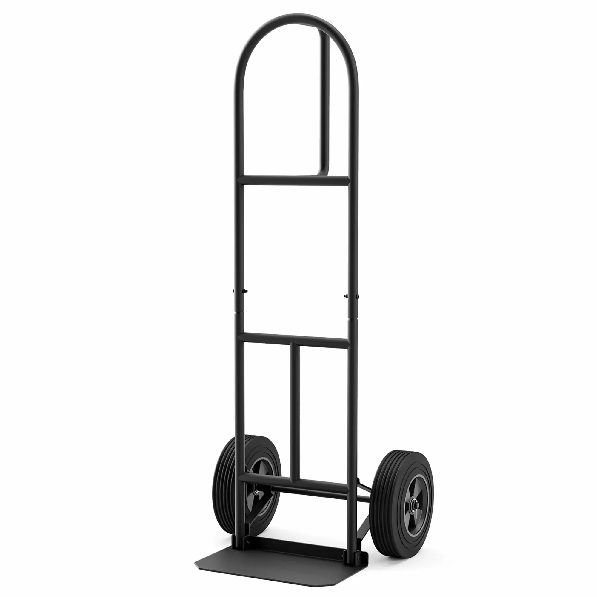 Gymax Heavy Duty Hand Truck Metal Dolly Cart w/ P-Handle & Rubber Wheels 770 LBS Max Load