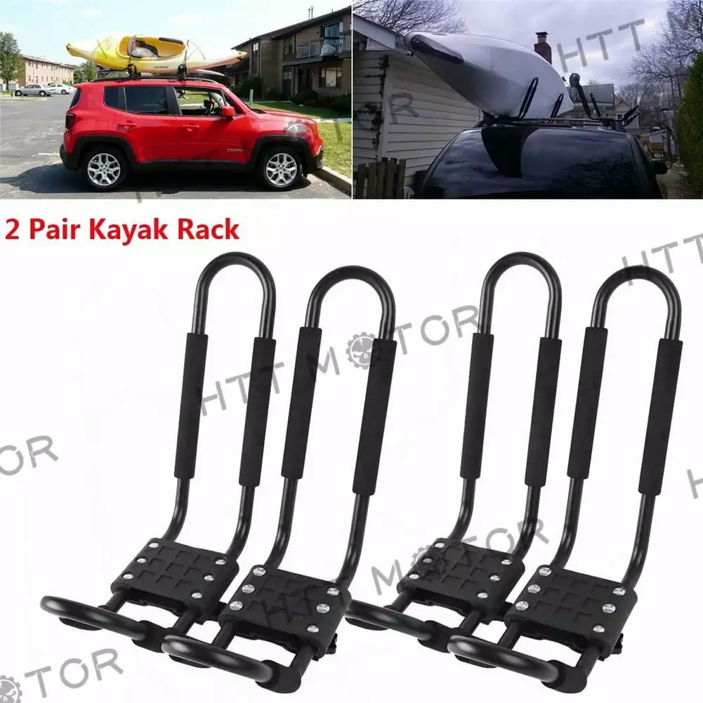 ECCPP Roof Rack Crossbars+Kayak Rack+Tie-Down Straps Fits For Honda CR-V 2002-2006 Side Rails Roof Rack Crossbars