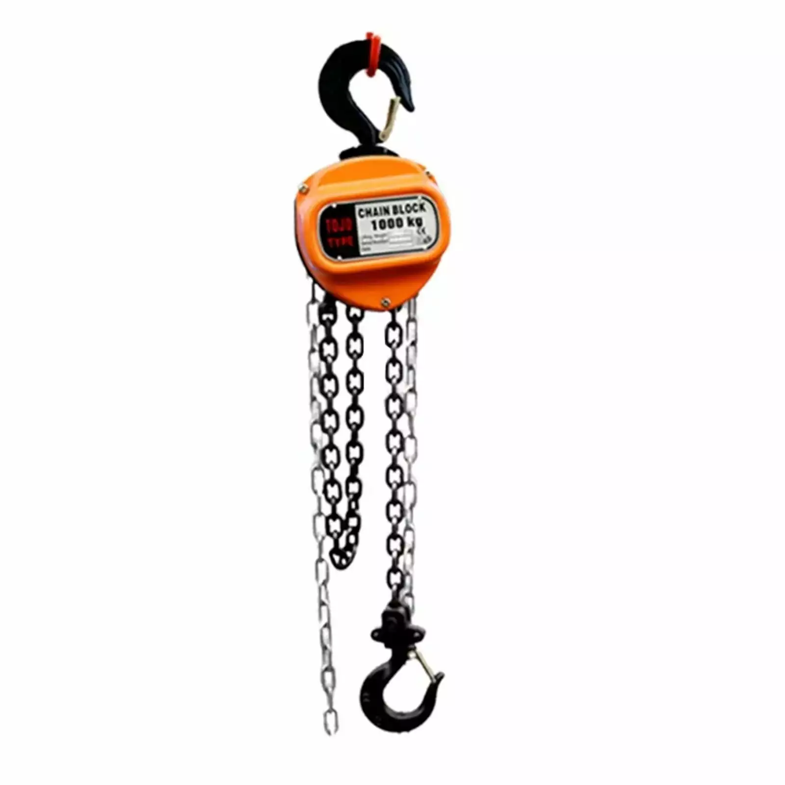 Jet S90-100-30 Contractor 1 Ton Hand Chain Hoist with 30 Foot Lift & 2 Hooks