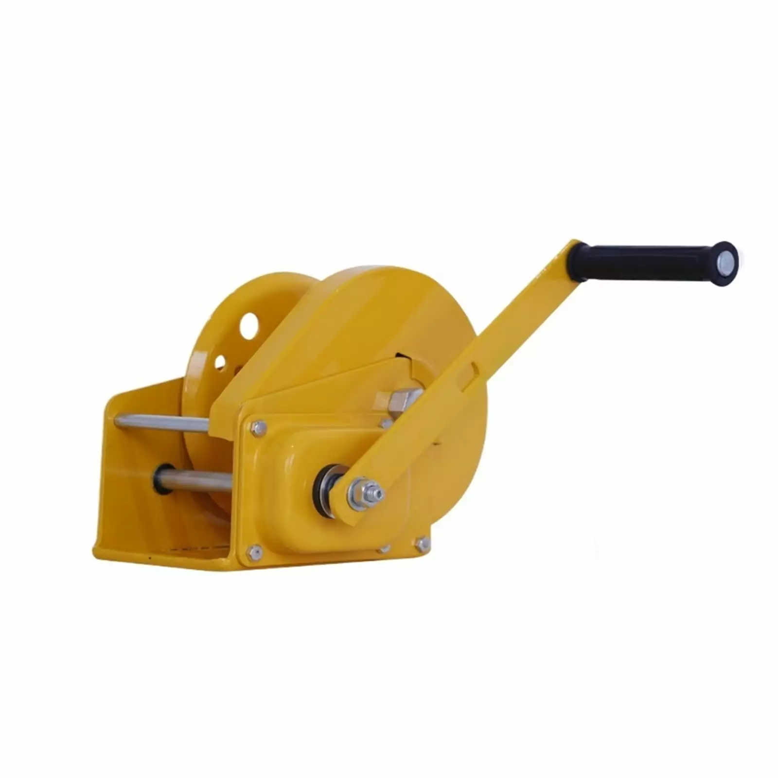 Hand Cranked Winch. Manual Winch Heavy-duty Stainless Steel Hand Cranked Lifting Thickened Steel Wire Rope Traile