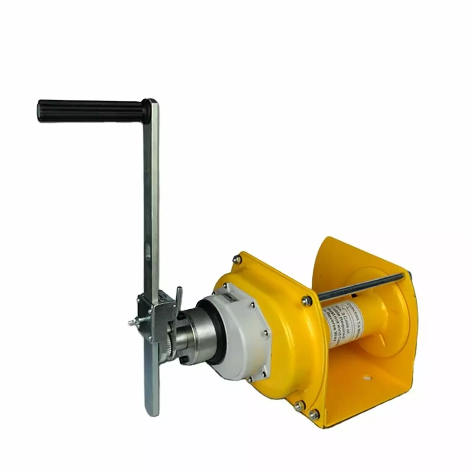 0.5-2T Heavy Duty Hand Winch. JC Hand Winch Lar Tonna Hand-cranking Hoist (Bare Metal) .Long Lasting