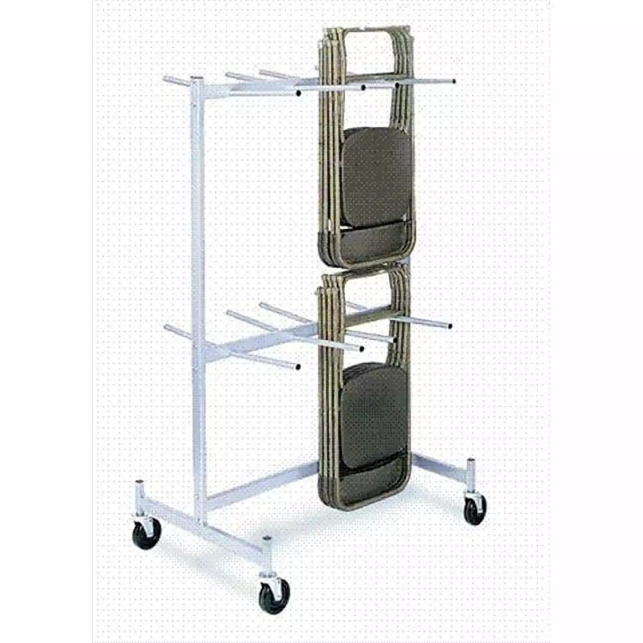 Global Industrial 912138 Best Value Folding Truck with Solid Tilting Shelves - Capacity 2000 lbs