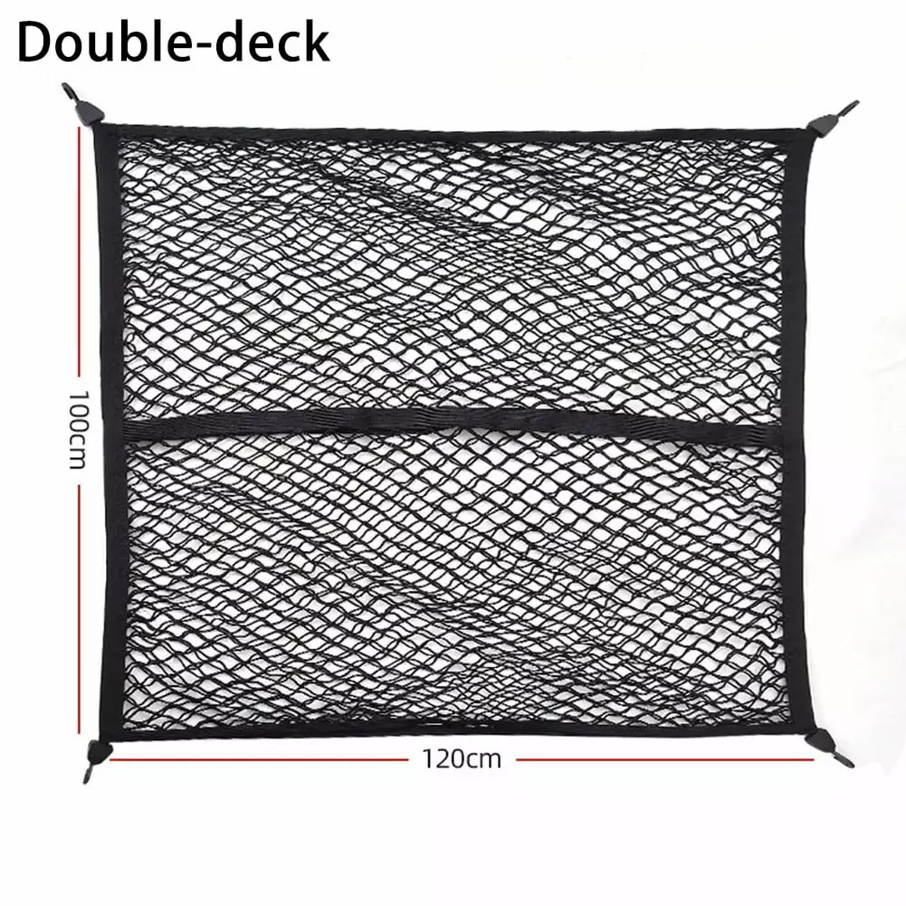 Simond Store 60 x 72 Cargo Net Capacity. 5' x 6' Heavy Duty Cargo Sets for Pickup Trucks with 4 Metal Ring 2 Strap