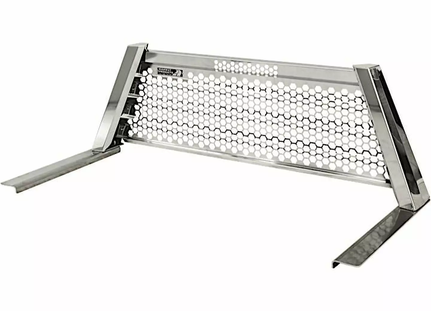 Highway Products 4030-049 HWP4030-049 HONEY COMB HEADACHE RACK WITH TANK BRITE UPRIGHTS SMOOTH ALUMINUM CENTER SIZE 1