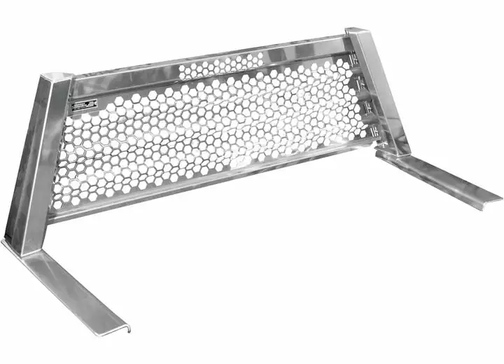 Highway Products 4030-050 HWP4030-050 HONEY COMB HEADACHE RACK WITH TANK BRITE UPRIGHTS SMOOTH ALUMINUM CENTER SIZE 2