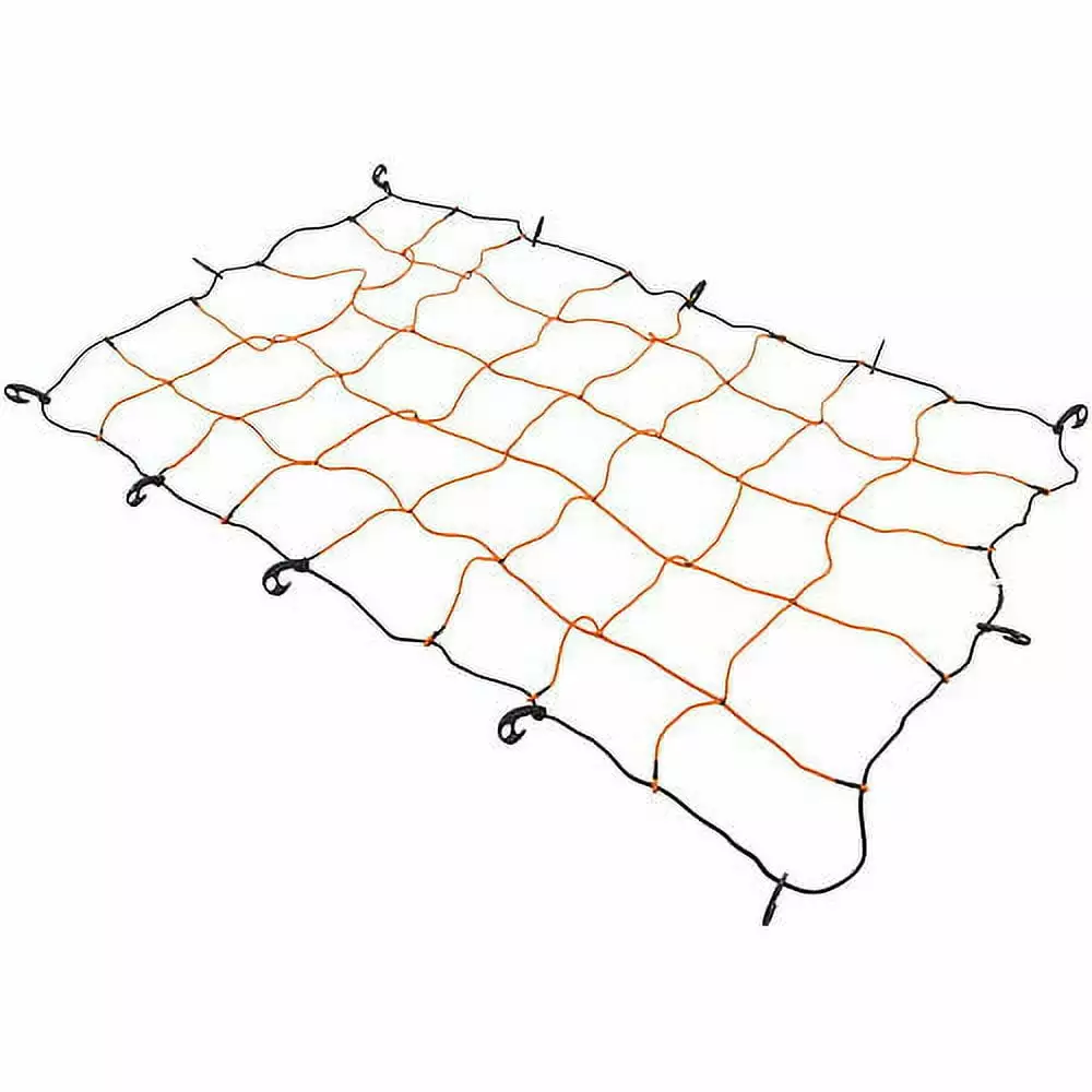 EACCESSORIES EA Rear Trunk Organizer Cargo Net for BMW X4 2015-2023 ?C Floor Style Cargo Net for SUV ?C Premium Mesh Elastic Car Trunk Organizer Vehicle Carrier Storage ?C Compatible BMW X4 2015-2023